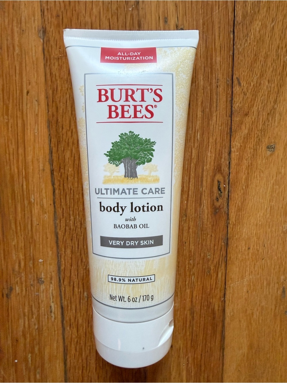 Burt's Bees Ultimate Care Body Lotion with Baobab Oil (6 oz / 170 g)